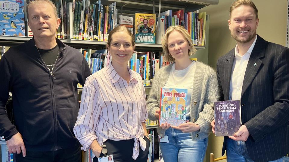 Lenkje til artikkel: Rekordbeløp til skulebibliotek